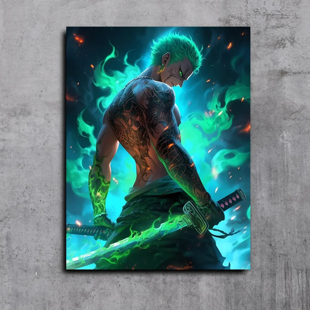 Zoro One Piece - Green Back
